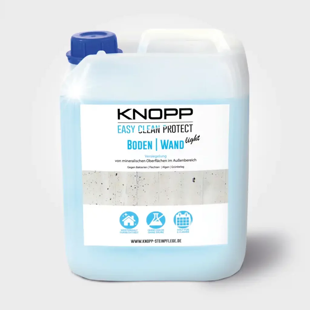 KNOPP Easy Clean Protect Stein-Versiegelung Boden & Wand Light 5 L Produktbild – Schutzmittel für Stein-, Beton- und Natursteinflächen zur Imprägnierung und Pflege
