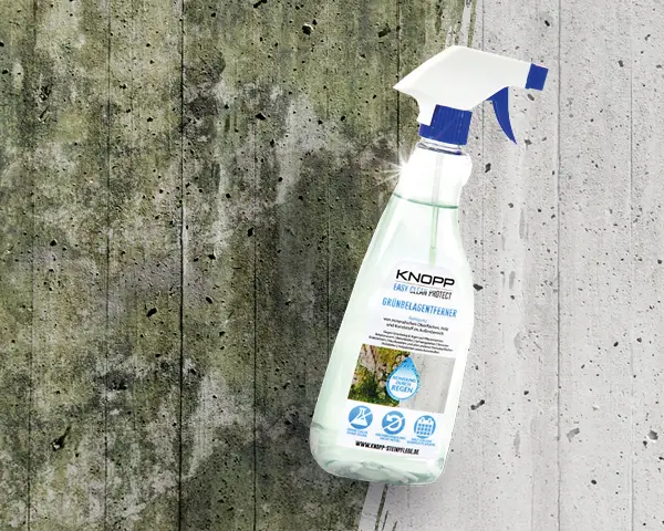 Gruenbelagentferner Produkt fuer Steinoberflaechen gegen Gruenbelag