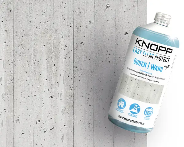 KNOPP Easy Clean Protect Steinversiegelung Schutz gegen Verschmutzung.